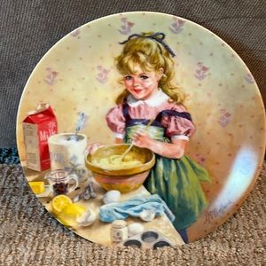 Reco International “Muffin Making” 1986 Plate